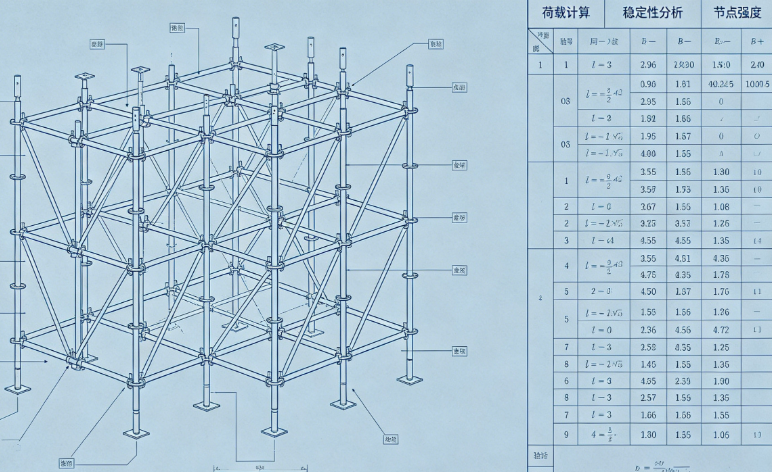 建筑脚手架验算软件_高支模验算_施工方案智能计算